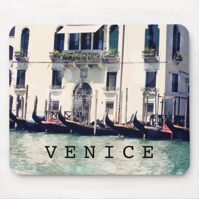 Destinations | Venice Waterfront Photograph Mouse Pad (Front)