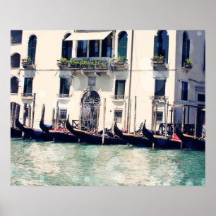 Destinations   Venice Waterfront Photograph Poster