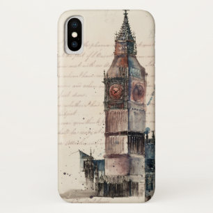 Destinations   Vintage Letters From Big Ben iPhone X Case