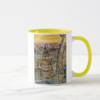 Destinations | Watercolor Big Ben & London Eye
