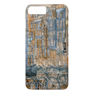 Destinations   Watercolor New York City View iPhone 8 Plus/7 Plus Case
