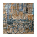 Destinations | Watercolor New York City View Ceramic Tile<br><div class="desc">Escape into this miraculous city scene by the talented Melissa Wang. By combining warm and cool watercolor paints with ink, Wang is able to create something truly breathtaking in the heart of New York City. Take a look at the amount of realistic detail portrayed in the apartments, shops and bicycles...</div>