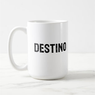 Destino. Fate in Italian language Coffee Mug
