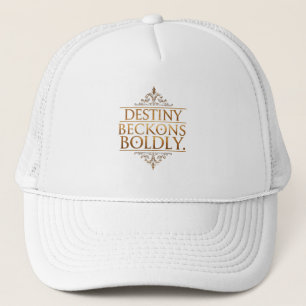 Destiny Beckons Boldly Trucker Hat