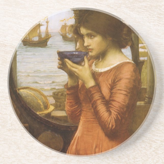 Destiny by John William Waterhouse Coaster (Front)