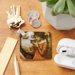 Destiny by John William Waterhouse Key Ring