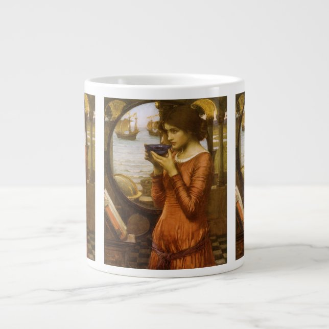 Destiny by John William Waterhouse Large Coffee Mug (Front)