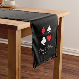 Destiny Las Vegas Red Black Reception Table Runner