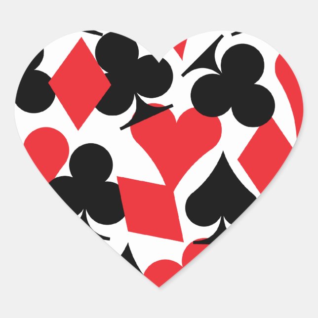 Destiny Las Vegas Wedding Heart Sticker (Front)