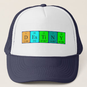 Destiny periodic table name hat