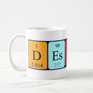 Destiny periodic table name mug