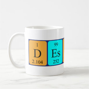 Destiny periodic table name mug