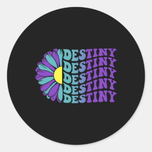 Destiny Suicide Prevention Mental Health Awareness Classic Round Sticker