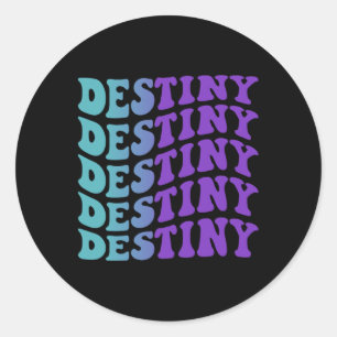 Destiny Suicide Prevention Mental Health Awareness Classic Round Sticker