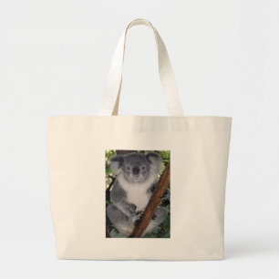 Destiny Zazzle Cute Koala Aussi Outback Large Tote Bag