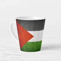 Destressed Grunge Palestine Flag