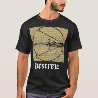 Destreza Carranza Rapier Plate Historical European T-Shirt