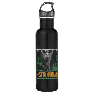 Destrominate - Bear - Funny Workout Inspirational 710 Ml Water Bottle