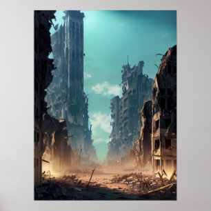Destroyed City Poster