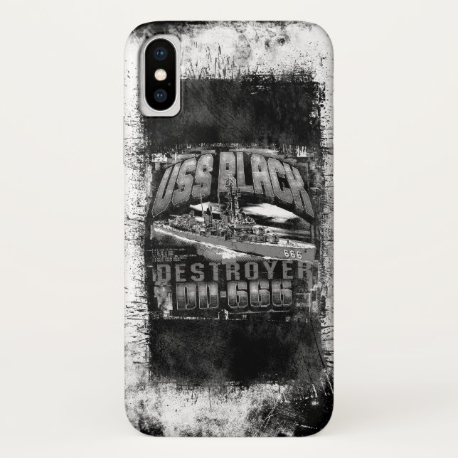 Destroyer Black iPhone / iPad case (Back)