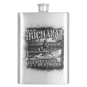 Destroyer Buchanan Hip Flask