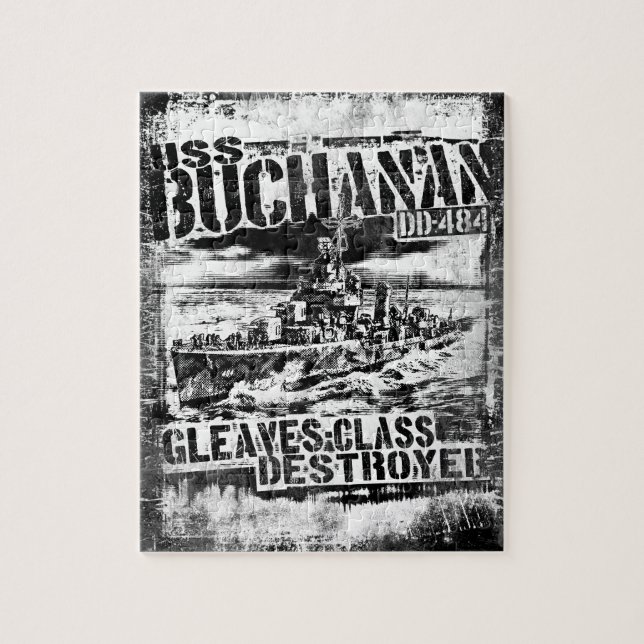 Destroyer Buchanan Jigsaw Puzzle (Vertical)