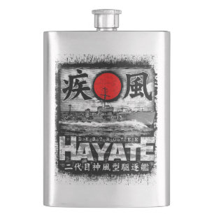 Destroyer Hayate Hip Flask
