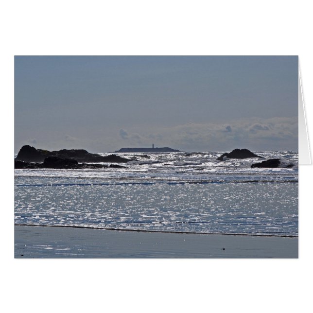 Destruction Island Lighthouse from Ruby Beach (Front Horizontal)
