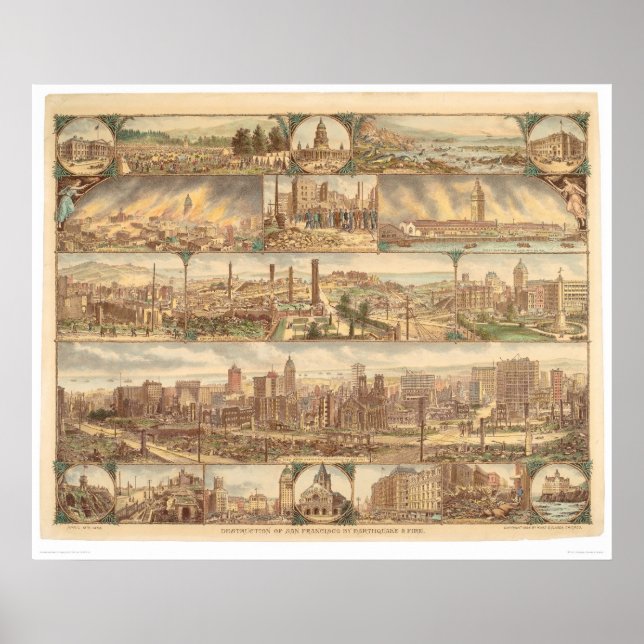 Destruction of San Francisco (0508A) Poster (Front)