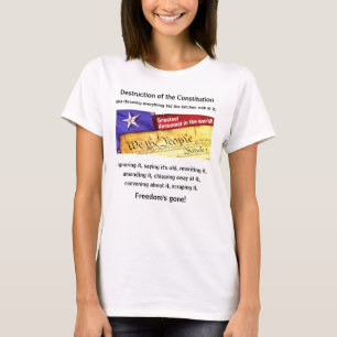 Destruction of the Constitution (light) T-Shirt