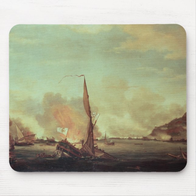 Destruction of the floating batteries at mouse pad (Front)