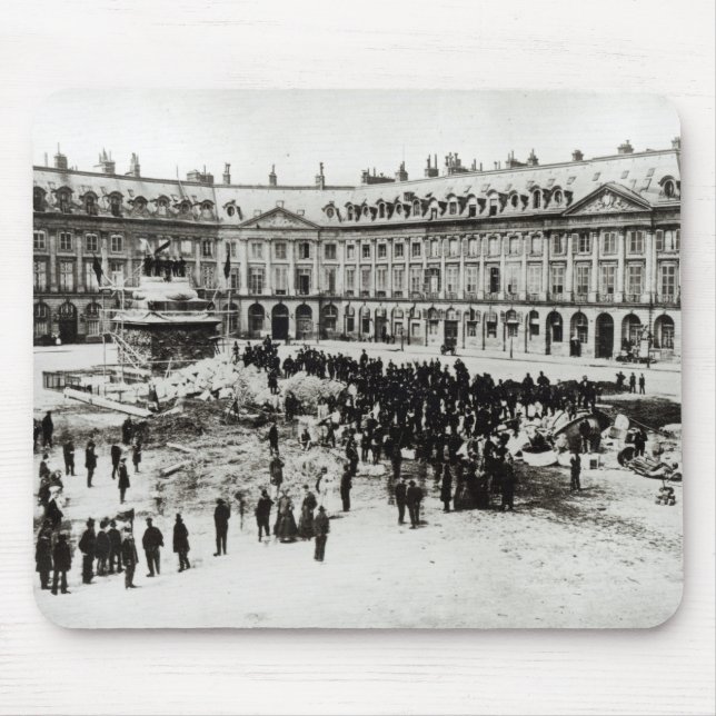 Destruction of the Vendome Column Mouse Pad (Front)