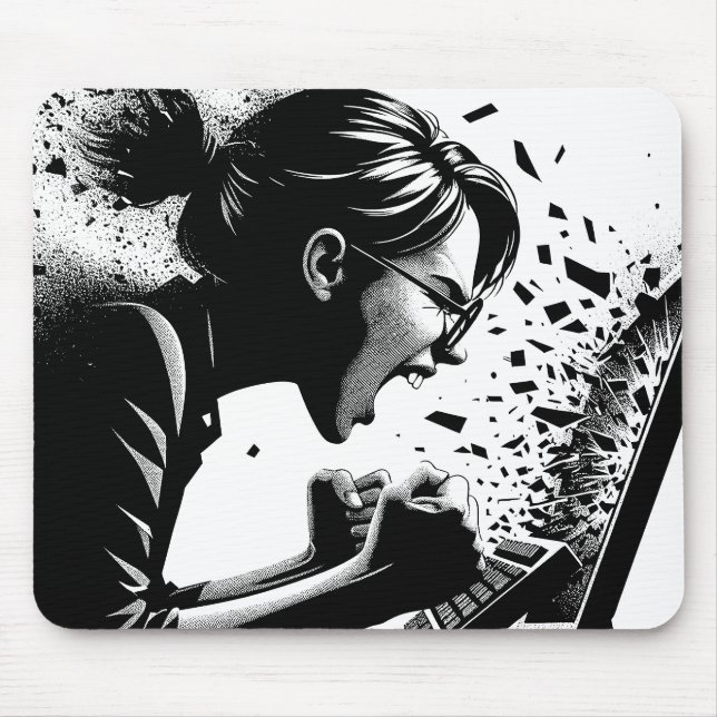 Destructive Code Mouse Pad (Front)