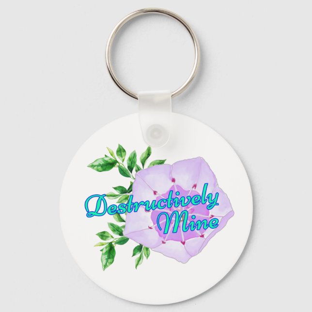 Destructively Mine Key Ring (Front)