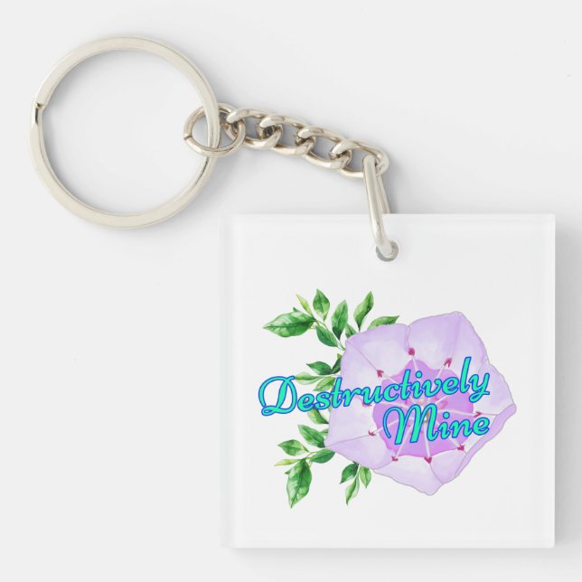 Destructively Mine Key Ring (Front)