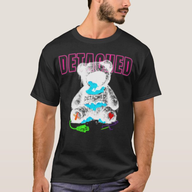 Detachment Dark Teddy Bear Graphic Tee (Front)