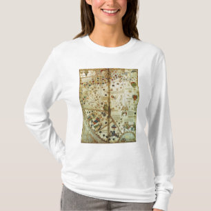 Detail from a Catalan World Map T-Shirt