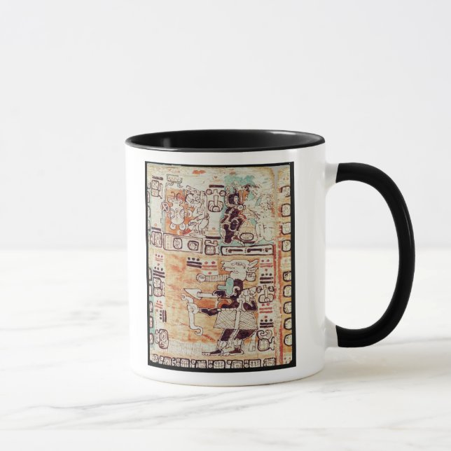 Detail from a Mayan Codex Mug (Right)