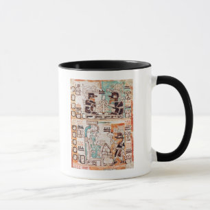 Detail from a Mayan codex Mug