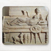 Detail from a sarcophagus
