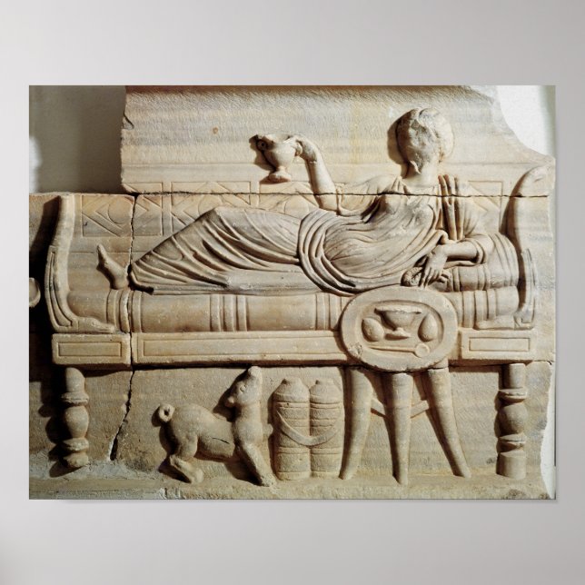 Detail from a sarcophagus poster (Front)