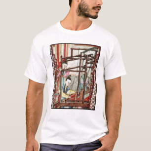 Detail from a vase depicting silk weaving T-Shirt