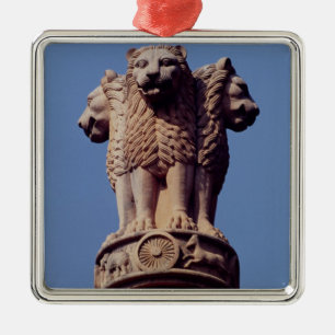 Detail from an Ashoka Pillar Metal Tree Decoration