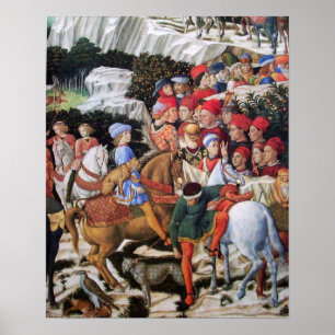 Detail from Procession of the Magus Melchior Poster