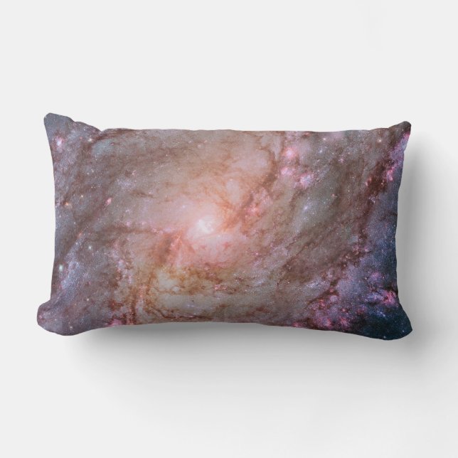 Detail from Spiral Galaxy M83 Lumbar Cushion (Front)