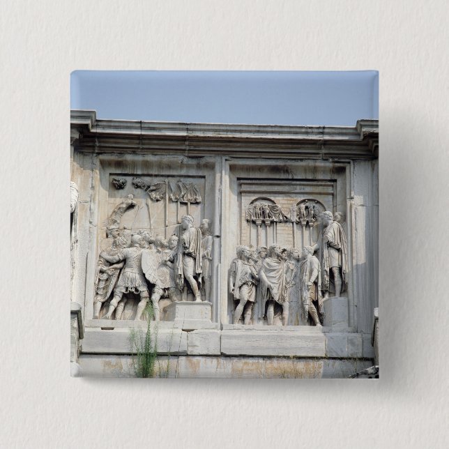 Detail from the Arch Constantine 15 Cm Square Badge (Front)