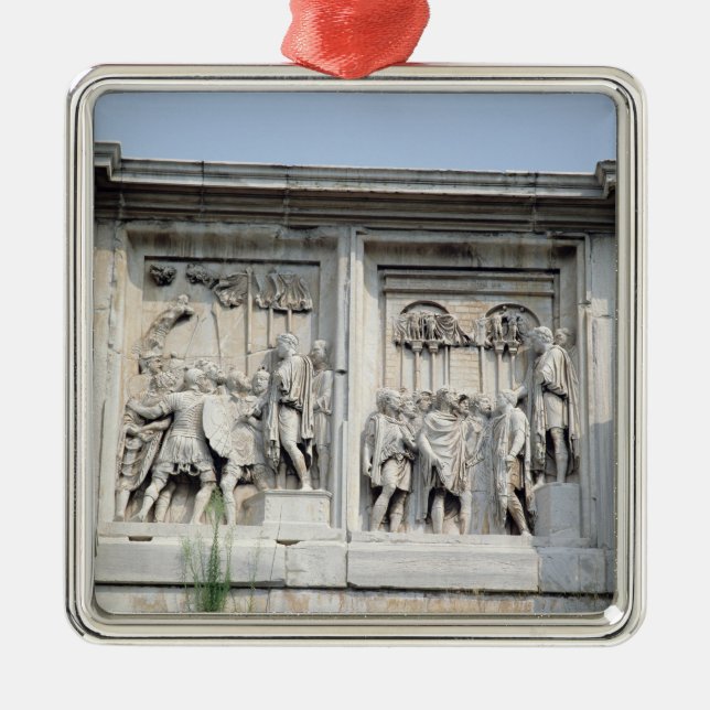 Detail from the Arch Constantine Metal Ornament (Front)