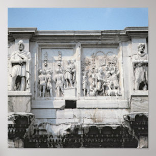 Detail from the Arch of Constantine Poster
