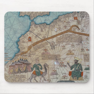 Detail from the Catalan Atlas, 1375 Mouse Pad