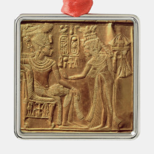 Detail from the Golden Shrine of Tutankhamun Metal Ornament